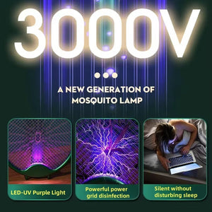 VoltoSwat 3000V Rechargeable Electric Mosquito & Fly Swatter UK