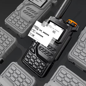 VoxiLeap 4W Long Range Dual-Band Walkie Talkies (2-Pack)