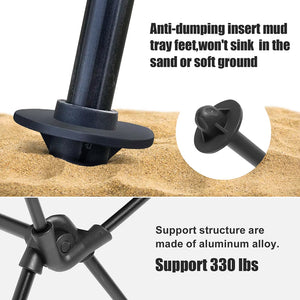 ZipoSeat High Back Folding Camping Chair
