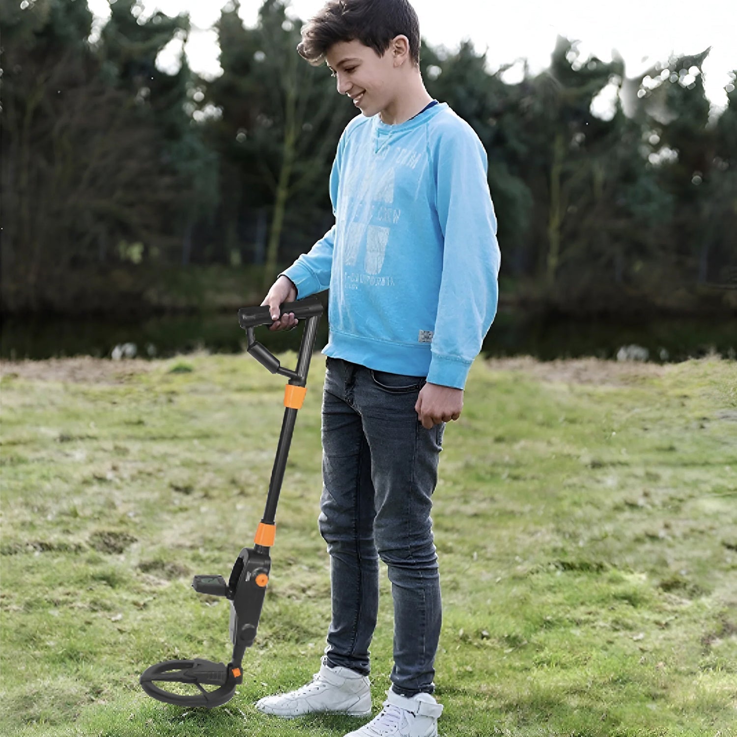Zorby Metal Detector for Kids 6-12 | 10.5" Deep Detection