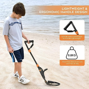Zorby Metal Detector for Kids 6-12 | 10.5" Deep Detection