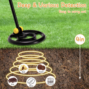 Zorby Metal Detector for Kids 6-12 | 10.5" Deep Detection