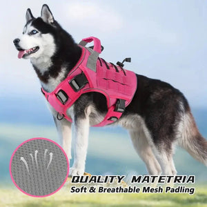 FangRidox Tactical No-Pull Dog Harness for Medium Large Dogs