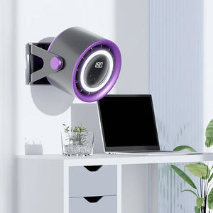 MinyKool Bladeless Quiet Desk Fan with 180 Speed Levels