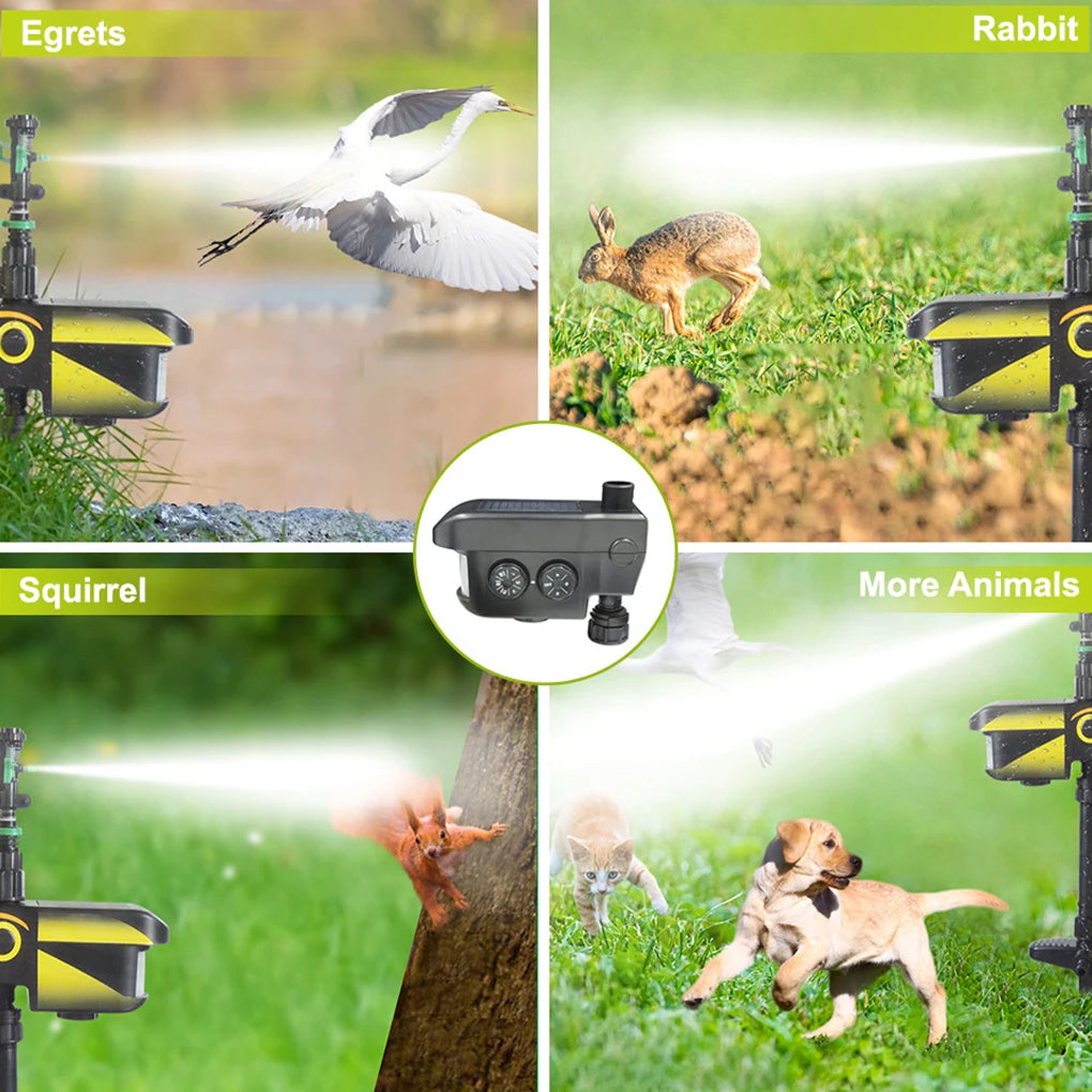 Sprynxie Solar Motion-Activated Garden Pest Deterrent