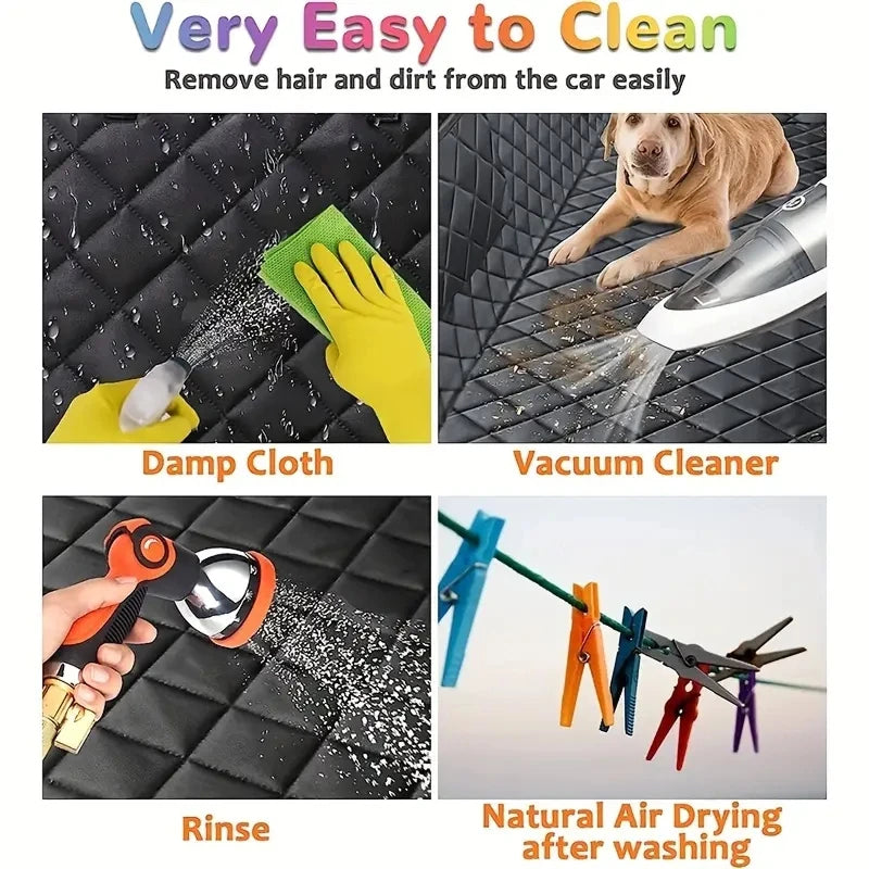 TuffieTail 3-in-1 Waterproof Dog Car Seat Cover