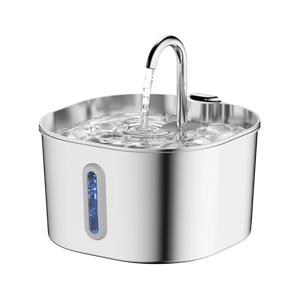 PurriVax Stainless Steel Cat Drinking Fountain 2.2L