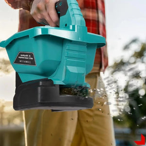 GranViki Battery-Powered Lawn Spreader for Seed & Fertilizer