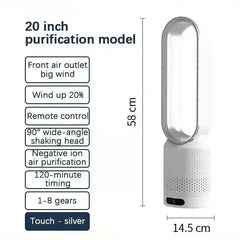 CoolLyxi Bladeless Tower Fan UK - Safe & Quiet Cooling