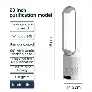 CoolLyxi Bladeless Tower Fan UK - Safe & Quiet Cooling