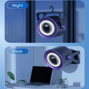 MinyKool Bladeless Quiet Desk Fan with 180 Speed Levels
