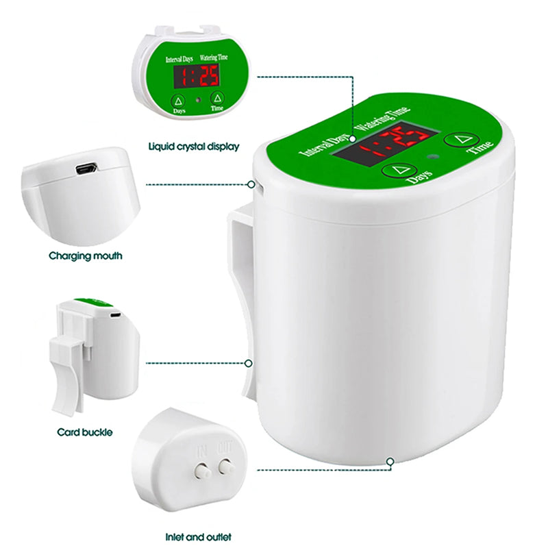 DrippyVex Digital Drip Irrigation for Automatic Indoor Plant Care