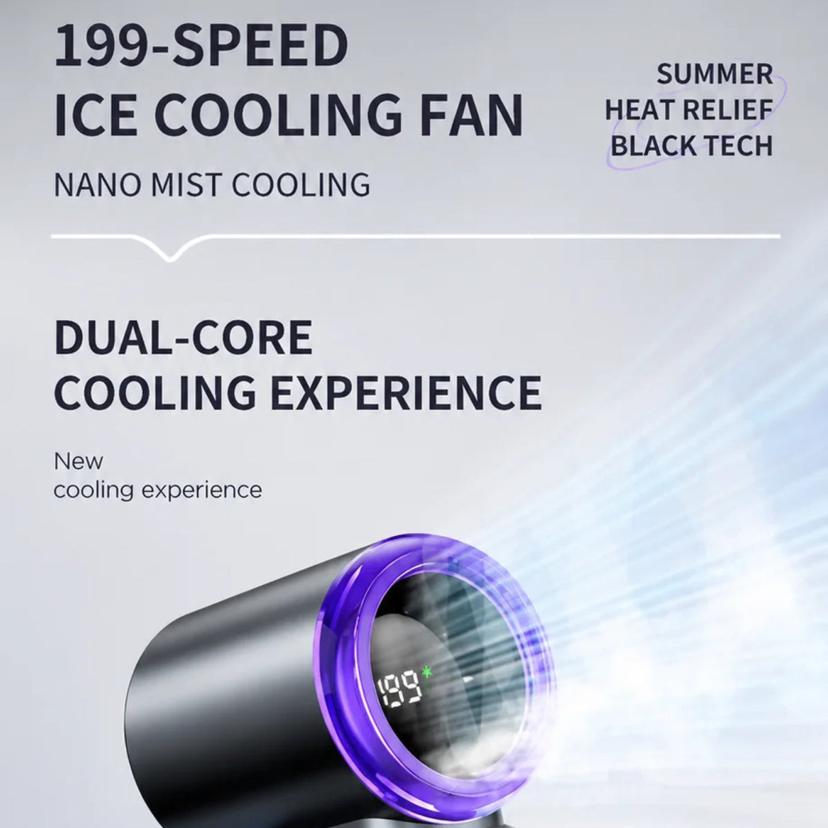 MistsyGo Handheld Misting Fan UK