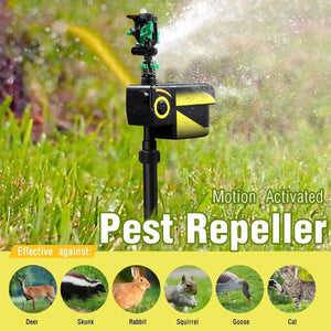 Sprynxie Solar Motion-Activated Garden Pest Deterrent