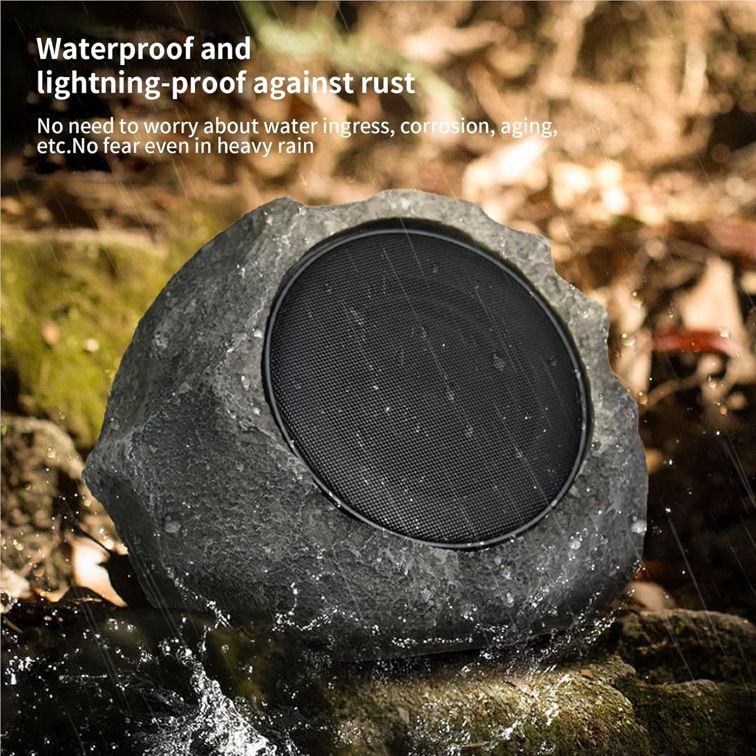 SoniiBloom Solar Powered 360 Degree Outdoor Garden Speaker
