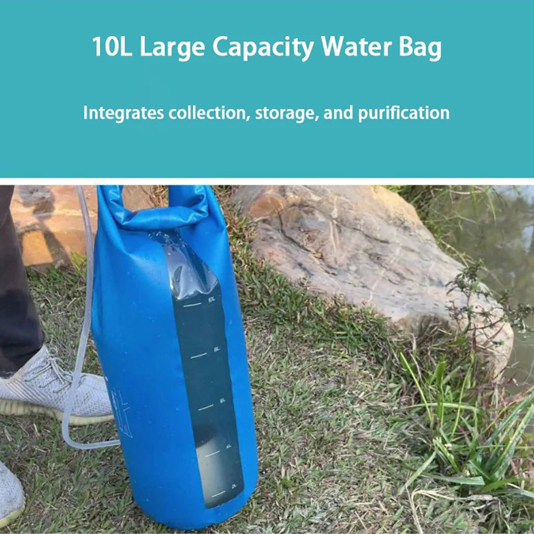 PureDropy Portable 10L Gravity Water Filter for Camping & Hiking UK