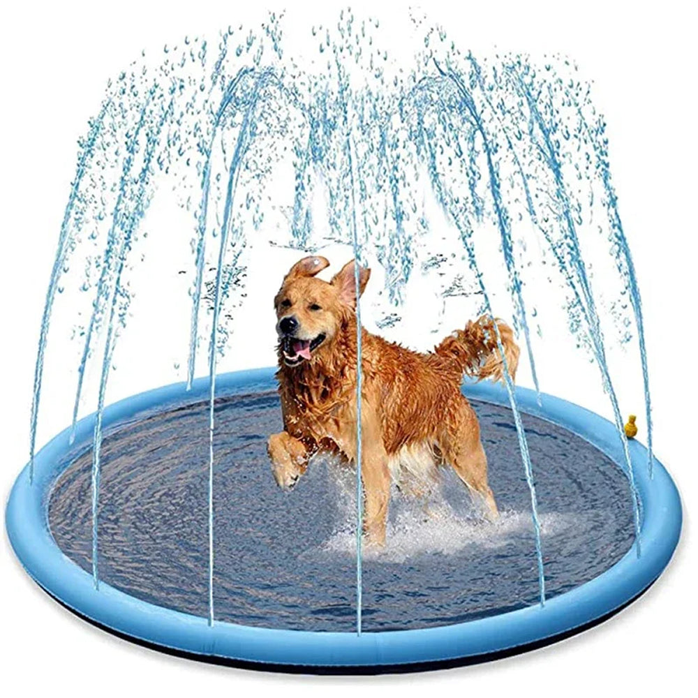 WoofiPool Dog Swimming Pool | Outdoor Sprinkler Splash Pad