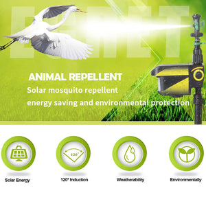 Sprynxie Solar Motion-Activated Garden Pest Deterrent