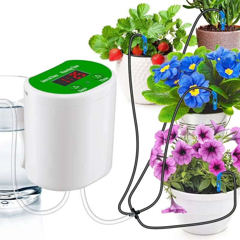 DrippyVex Digital Drip Irrigation for Automatic Indoor Plant Care