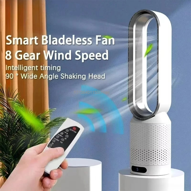 CoolLyxi Bladeless Tower Fan UK - Safe & Quiet Cooling