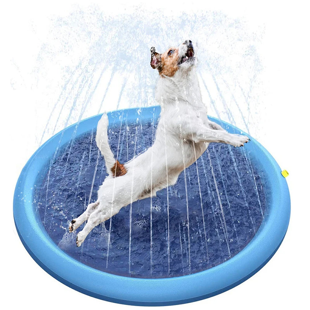 WoofiPool Dog Swimming Pool | Outdoor Sprinkler Splash Pad
