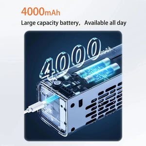 AeroPuri Portable Bladeless Tower Fan with 4000mAh Battery