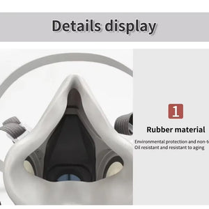 AiroLabix 27-in-1 Full Face Respirator Mask for Painting & Welding