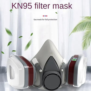 AiroLabix 27-in-1 Full Face Respirator Mask for Painting & Welding