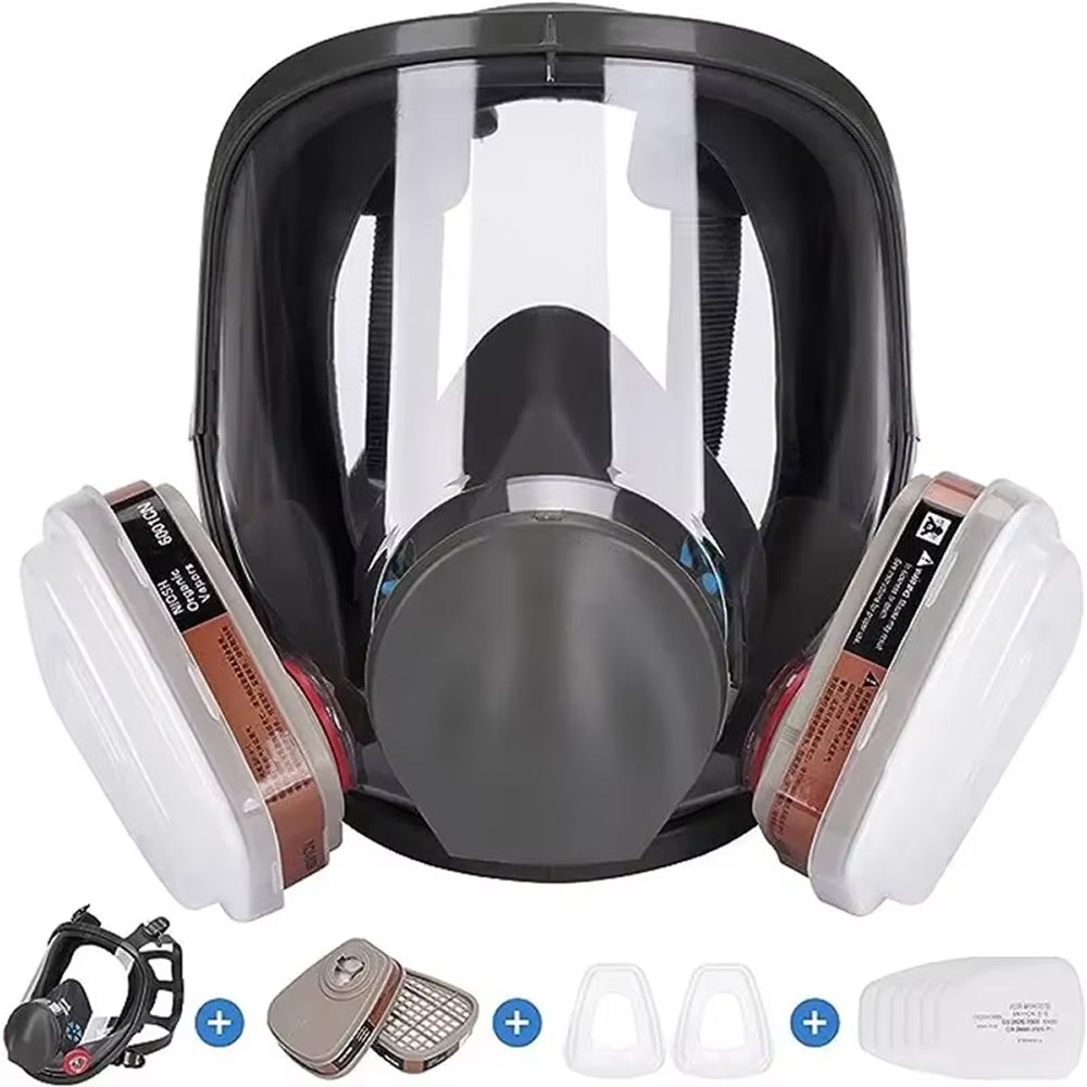 AiroLabix 27-in-1 Full Face Respirator Mask for Painting & Welding