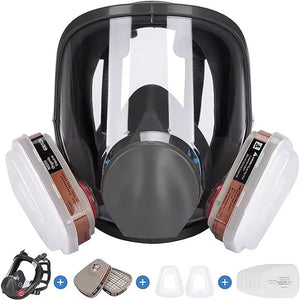 AiroLabix 27-in-1 Full Face Respirator Mask for Painting & Welding