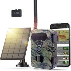 DawniCam 4G Solar Wildlife & Security Camera - 48MP HD