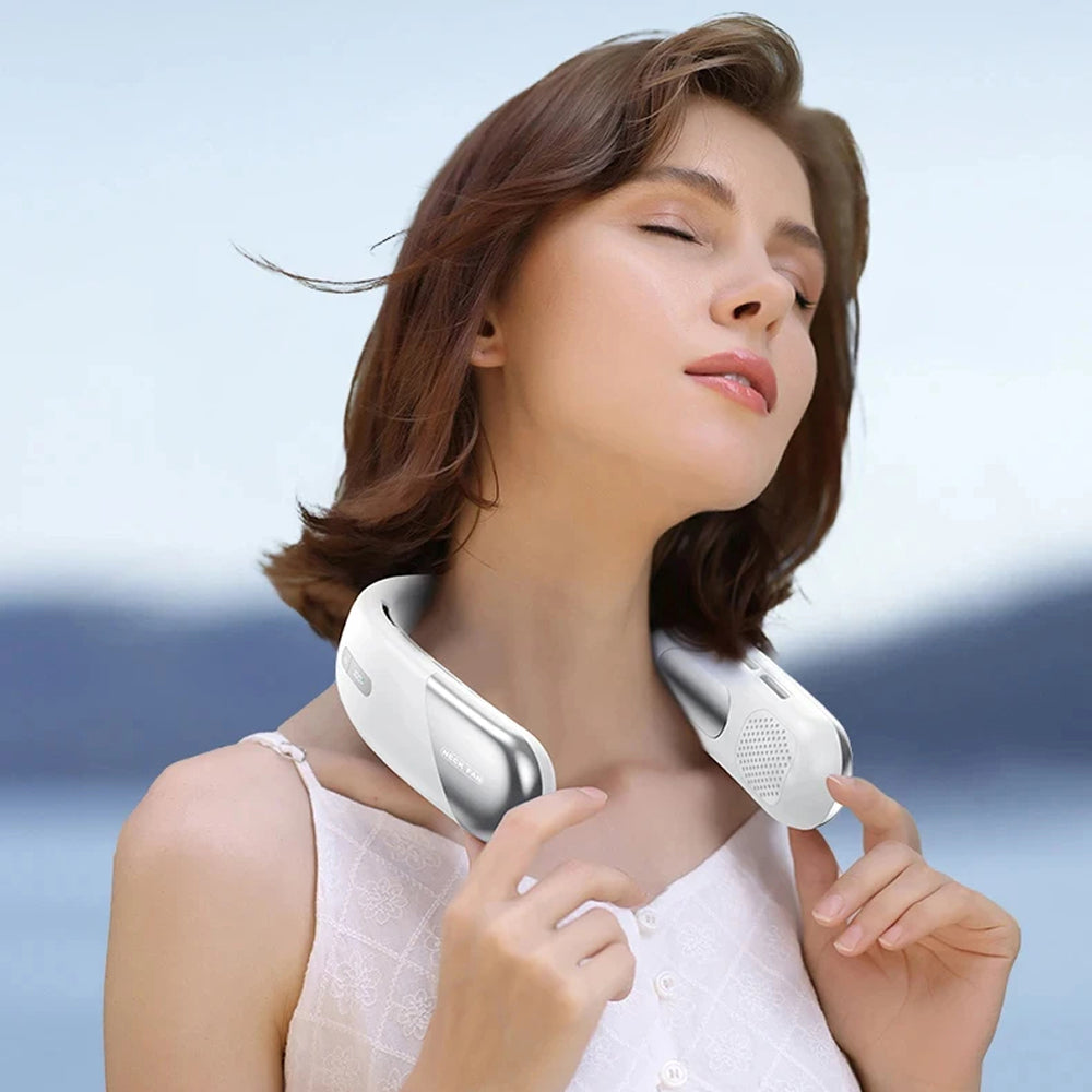 AuraIcyy Neck Fan with TEC Ice Cooling Technology