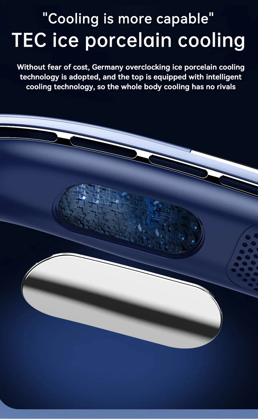 AuraIcyy Neck Fan with TEC Ice Cooling Technology
