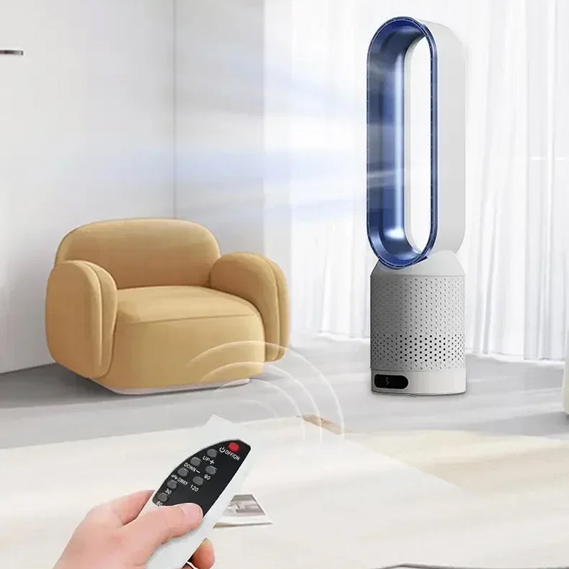 CoolLyxi Bladeless Tower Fan UK - Safe & Quiet Cooling