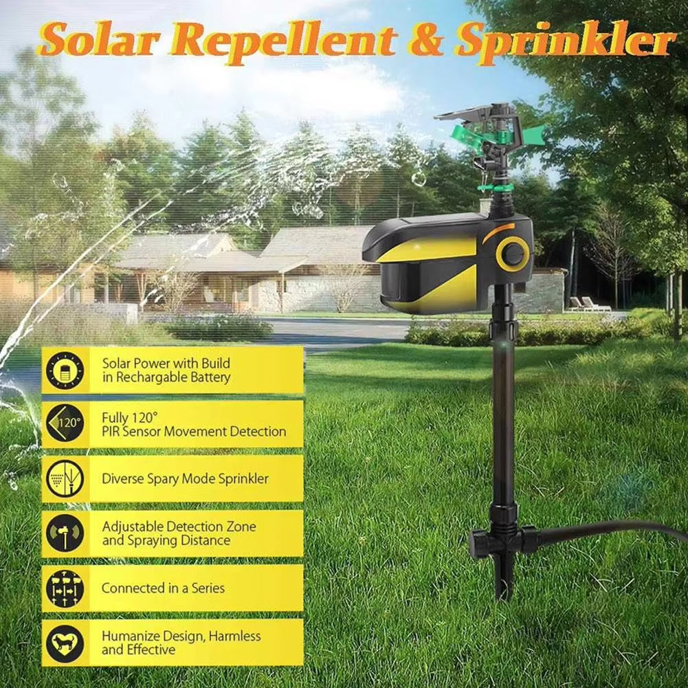Sprynxie Solar Motion-Activated Garden Pest Deterrent