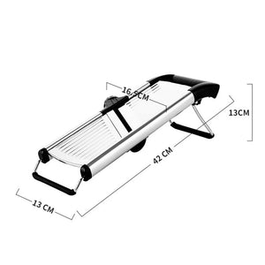 BladeAuxi Mandoline Slicer with 6 Adjustable Settings & Safety Glove