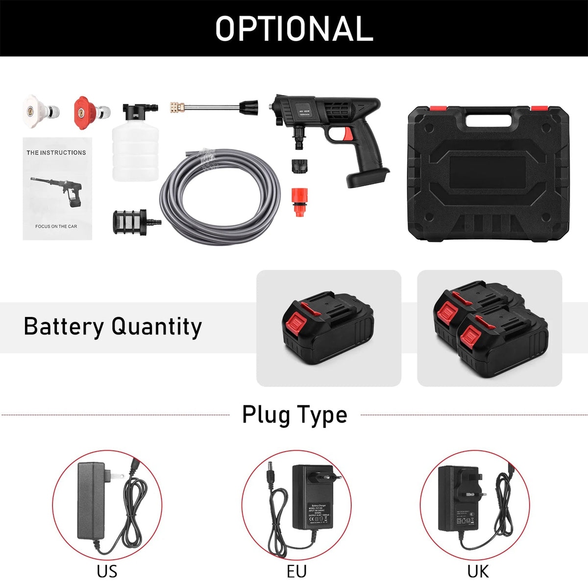 BlasteFlow 1500W Cordless Electric Pressure Washer 70Bar