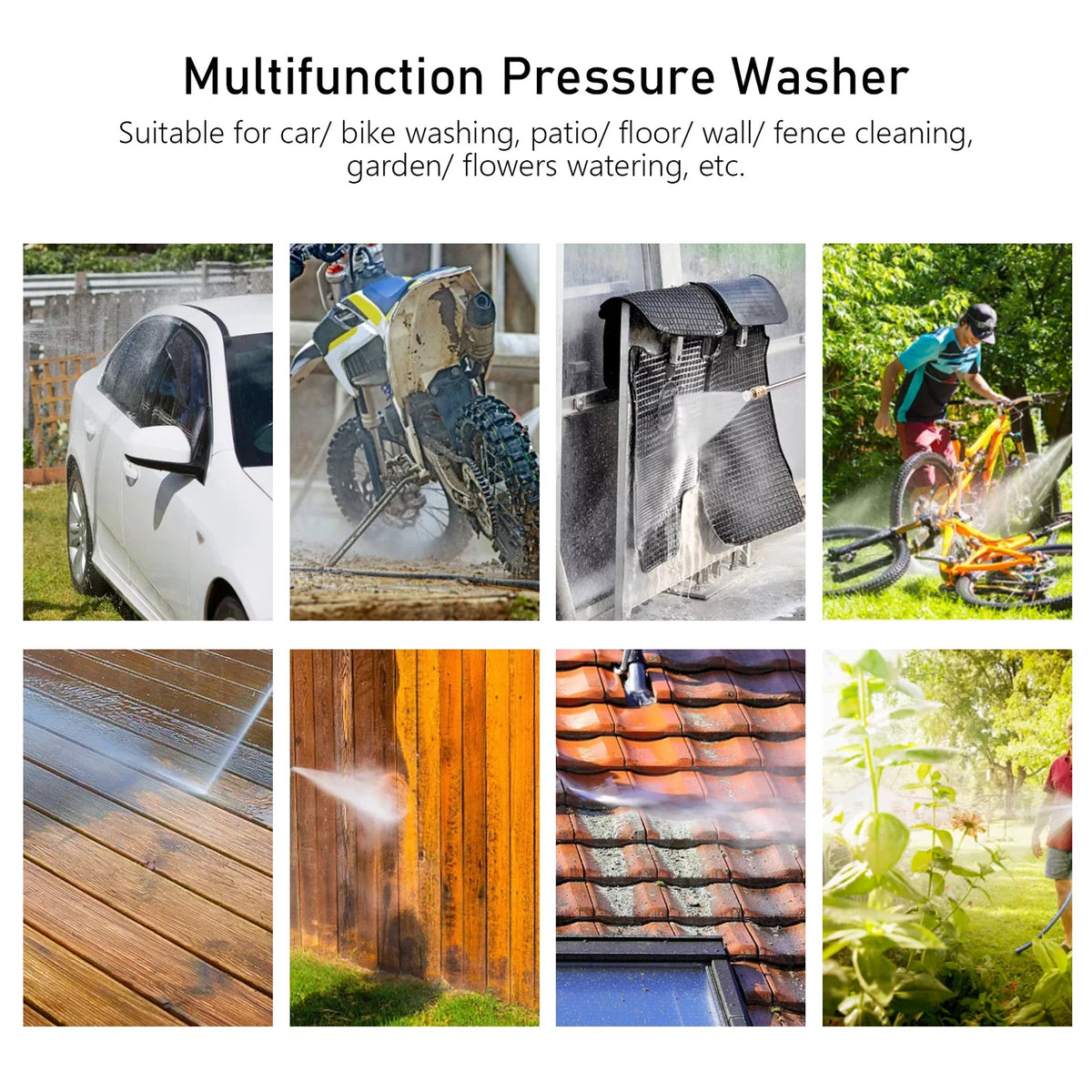 BlasteFlow 1500W Cordless Electric Pressure Washer 70Bar
