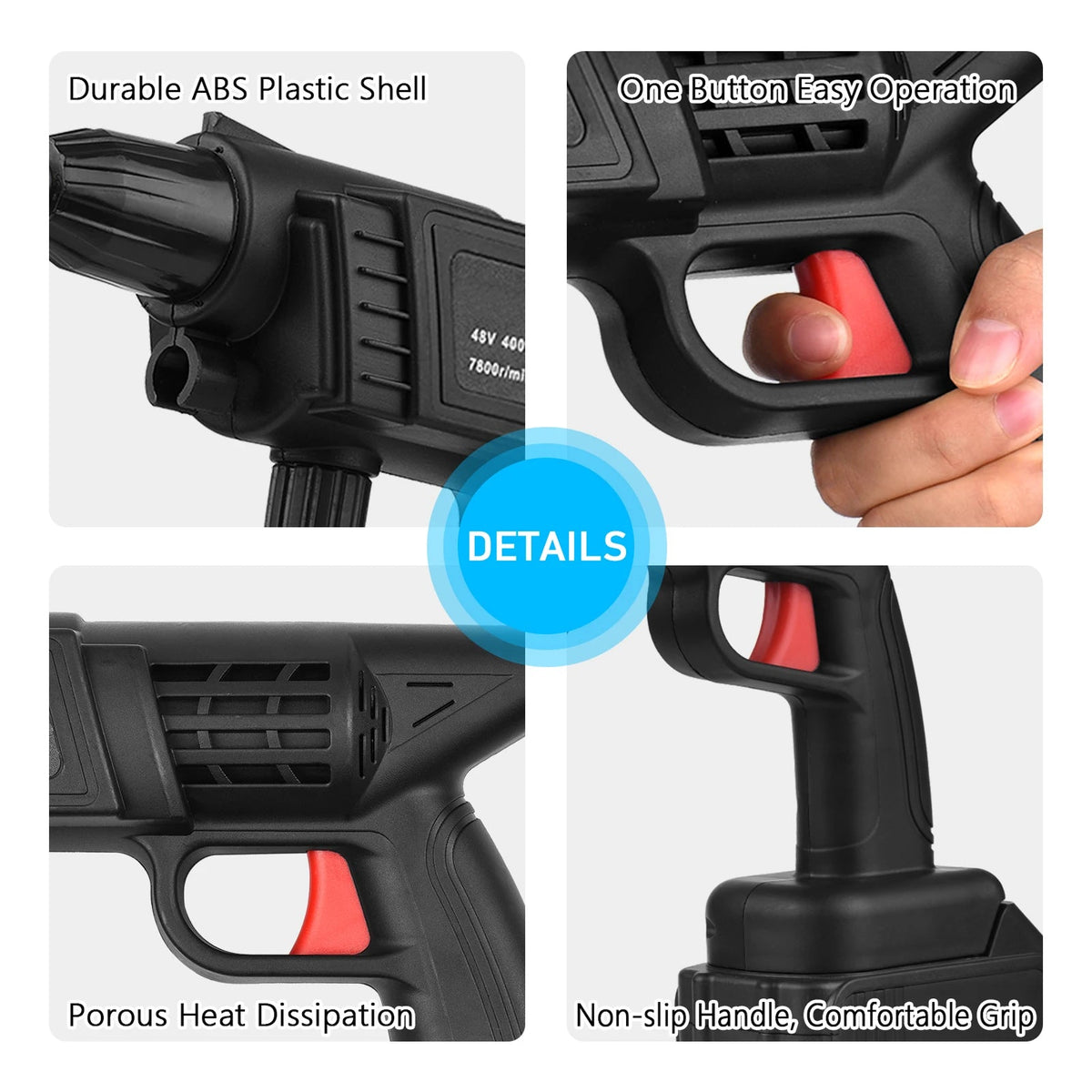 BlasteFlow 1500W Cordless Electric Pressure Washer 70Bar