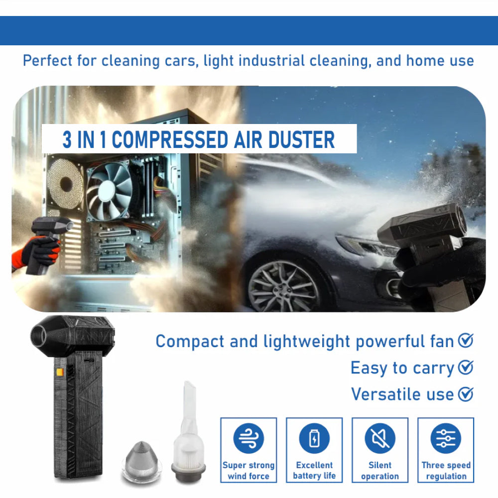 BlitzAire Cordless Car Dryer Blower 130,000 RPM