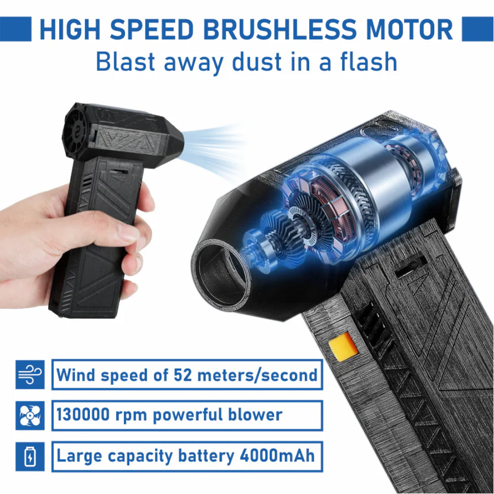 BlitzAire Cordless Car Dryer Blower 130,000 RPM