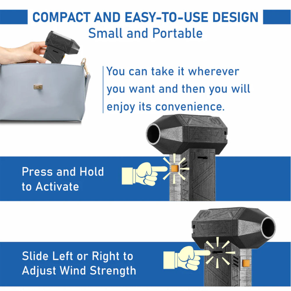 BlitzAire Cordless Car Dryer Blower 130,000 RPM