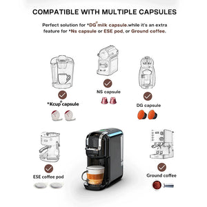 BrewNexi 5-in-1 Automatic Coffee Machine with 20-Bar Pressure