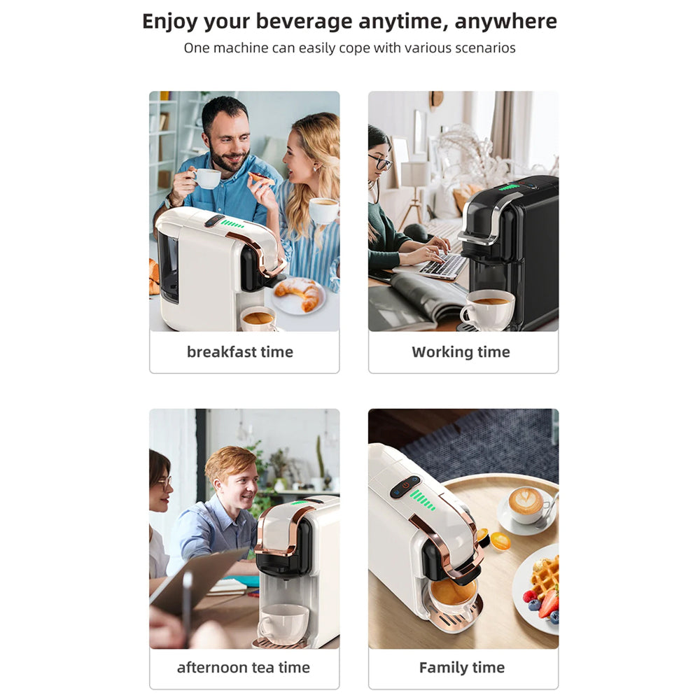 BrewNexi 5-in-1 Automatic Coffee Machine with 20-Bar Pressure