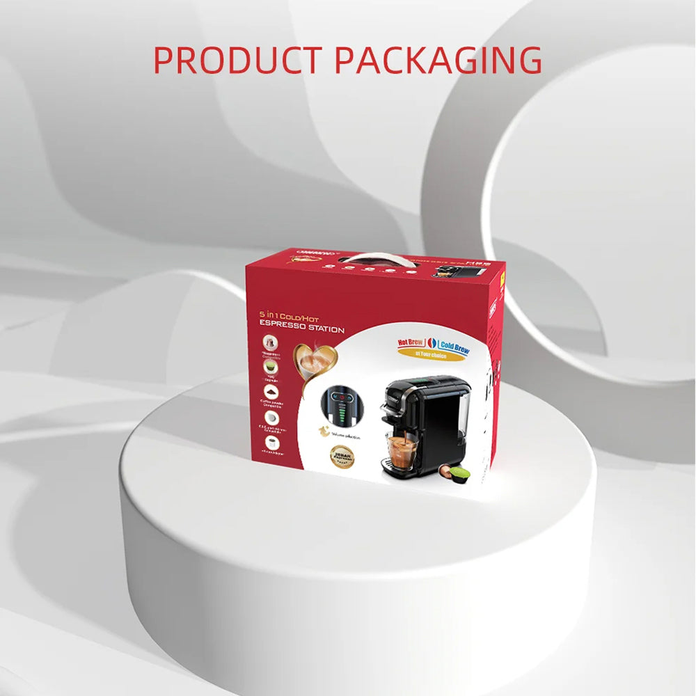 BrewNexi 5-in-1 Automatic Coffee Machine with 20-Bar Pressure
