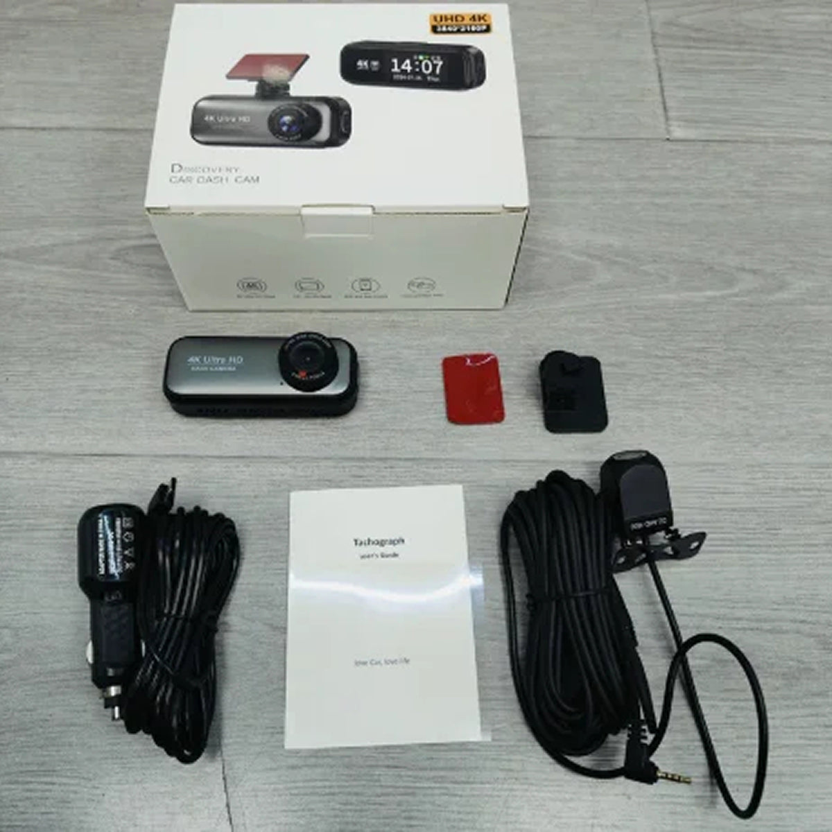 DashyLynk 4K Wireless Dashcam with Rear Camera & WiFi UK