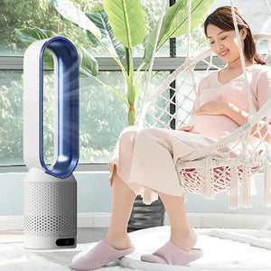 CoolLyxi Bladeless Fan with Air Purification for UK Homes
