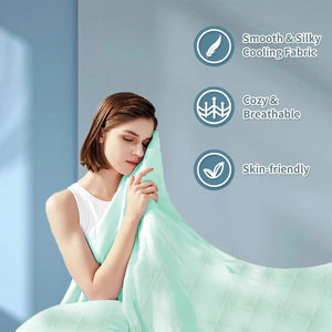 SomnaKool Q-Max 0.45+ Cooling Blanket for Hot Sleepers