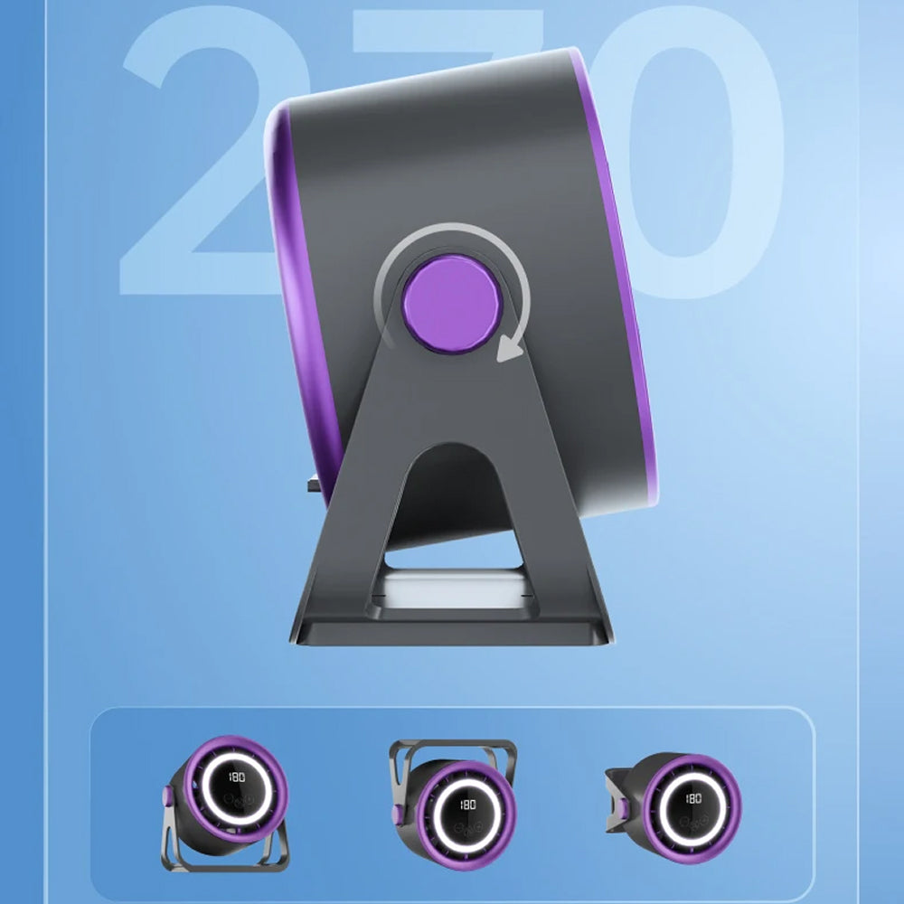 MinyKool Bladeless Quiet Desk Fan with 180 Speed Levels