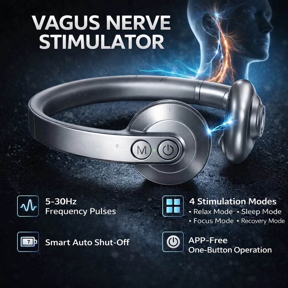 CalyxToni Wearable Vagus Nerve Stimulator for Stress & Sleep Relief
